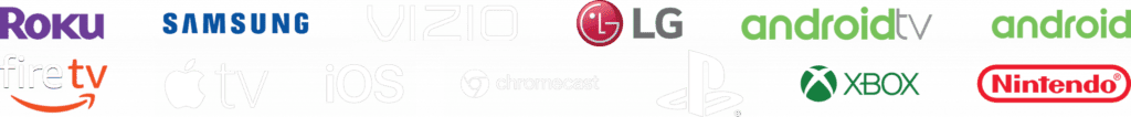 Logos de différentes plateformes numériques